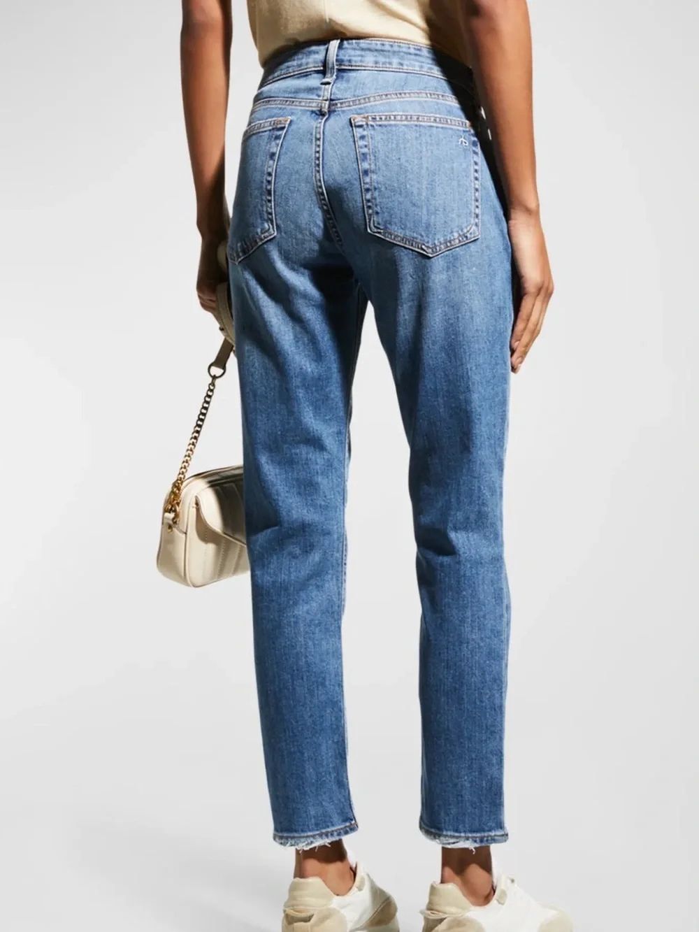 RAG & BONE The Dre Julienne Low-Rise Slim Boyfriend Ankle Jeans--NWT--28